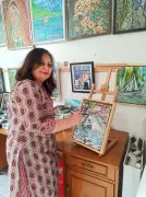 From Principal to Painter: Jalandhar Retiree's Stunning Landscape Art Journey