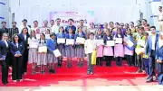 Girls Dominate KLETU's Kalaa Devi 2025 Art Contest in Hubballi, Win 8 of 9 Prizes