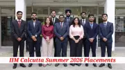 IIM Calcutta Breaks Records: Finance & Consulting Dominate 2026 Summer Internship Placements with Stellar Packages