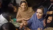 Imran Khan's Sister Manhandled, Violently Detained at Adiala Jail