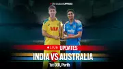 India Crush Australia by 5 Wickets in Thrilling ODI Opener at Optus Stadium