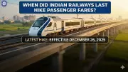 Indian Railways Fare Hike: Last Passenger Fare Revision Was in July 2025