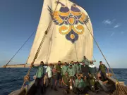 INSV Kaundinya Nears Muscat, Showcasing India's Deep Oceanic Heritage