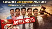Karnataka Suspends 5 Sub-Registrars in Rs 250 Crore E-Khata Property Fraud