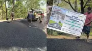 Kurseong's Plastic Waste Builds 4.42 km GTA Road, First of Its Kind