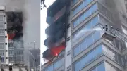 Mumbai Building Fire in Jogeshwari: Dramatic Rescue Caught on Camera | Shocking Footage