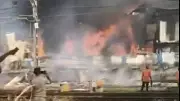 Mumbai Fire: Major Blaze Near Railway Tracks Halts Harbour Line Services