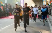 Over 6,000 Enthusiasts Run in Jammu Marathon, BSF DG Leads Event