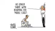 Political Cartoon Sparks Debate on India's 'Garib' Definition