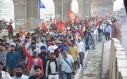 Power Employees' Fury: Contractual Workers Storm Ludhiana Streets in Mass Protest Over Unmet Demands