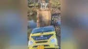 Pune Bridge Collapse: Truck Falls Through Closed Gunjawani River Bridge, Driver Injured