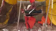 Sadhu's 7-Year One-Legged Penance at Magh Mela Goes Viral