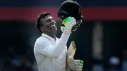 Senuran Muthusamy's Maiden Test Century Against India in Guwahati