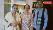 Shatrughan Sinha Visits Hema Malini, Inquires About Dharmendra's Health