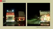 Shocking Dashcam Footage: Private Bus Driver's Reckless Driving on Bangalore-Hyderabad Highway Goes Viral