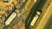 Shocking Video: Hamas Fighters Caught Looting Gaza Aid Trucks, US Military Reveals