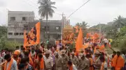 Sri Moodala Baagilu Hanuma Sankalpa Maala Sankirthana Yatra Concludes Peacefully in Srirangapatna