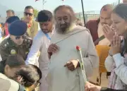 Sri Sri Ravi Shankar Performs Consecration at Newly Opened Sheetla Devi Temple in Kangra