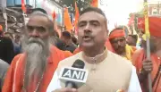 Suvendu Adhikari Slams TMC's Humayun Kabir Over Babri Masjid Foundation Stone in Bengal