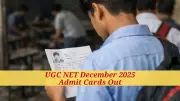 UGC NET December 2025 Admit Card Released: Download Hall Ticket for Jan 3-7 Exams