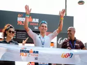Uzbekistan's Belousov & UK's Ellie Garrett Triumph at Ironman 70.3 Goa
