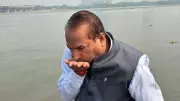 Yamuna Sipping Row: BJP Claims River 'Clean Enough' for Rituals, AAP Calls It Public Deception