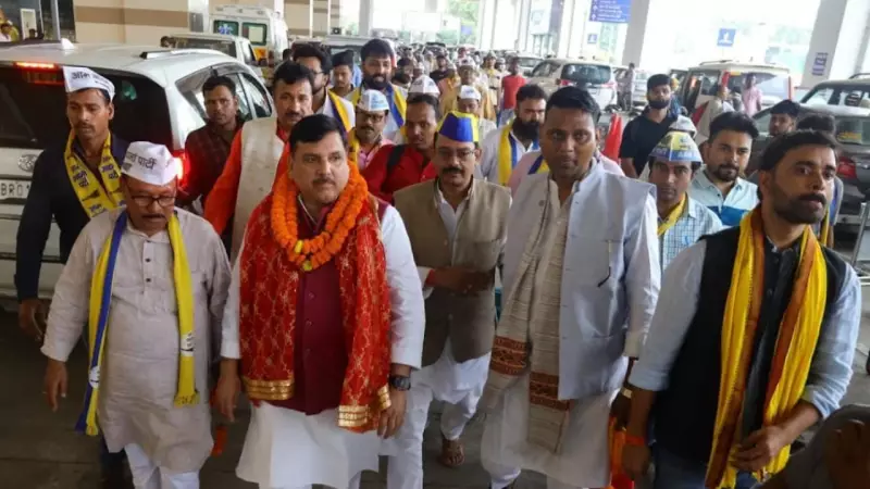 AAP Leader Sanjay Singh Exposes BJP-JDU Alliance Ahead of Bihar Elections | Times of India