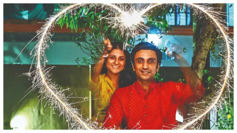 Aarohi & Tatsat's First Diwali as Newlyweds: Gujarati Star Couple Shares Festive Excitement