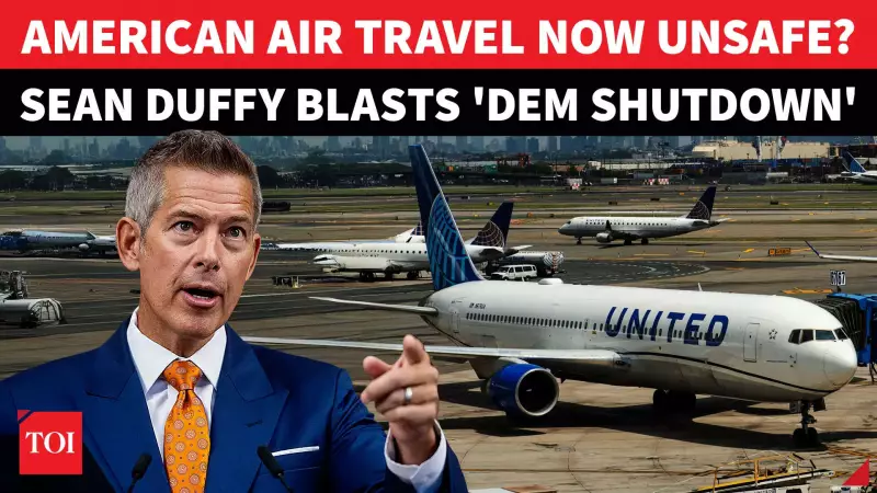 Air Traffic Controllers Forced Into Second Jobs During Shutdown, Republican Lawmaker Blames Democrats for Flight Chaos