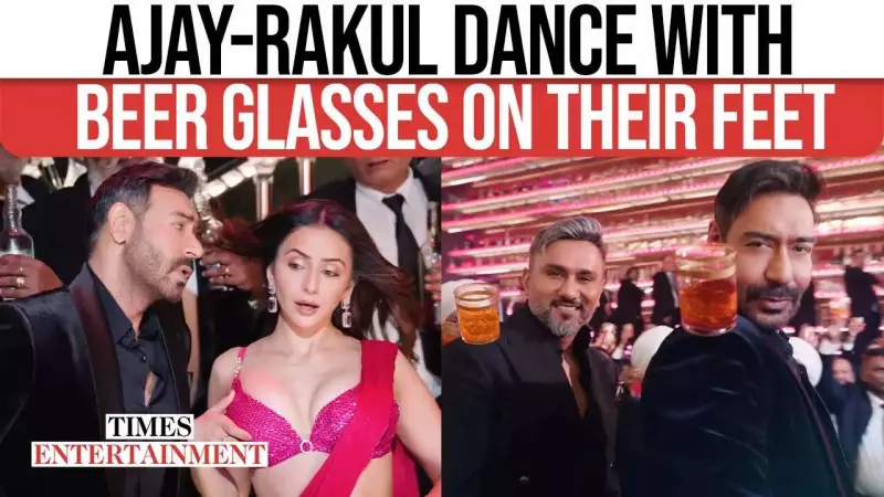 Ajay Devgn & Rakul Preet's 'Jhoom Sharaabi' Hook Step Creates Viral Sensation Online!