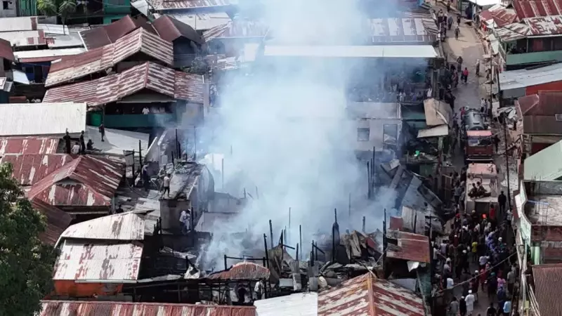 Assam Rifles Heroes Avert Major Disaster in Manipur, Douse Raging Fire in Tengnoupal