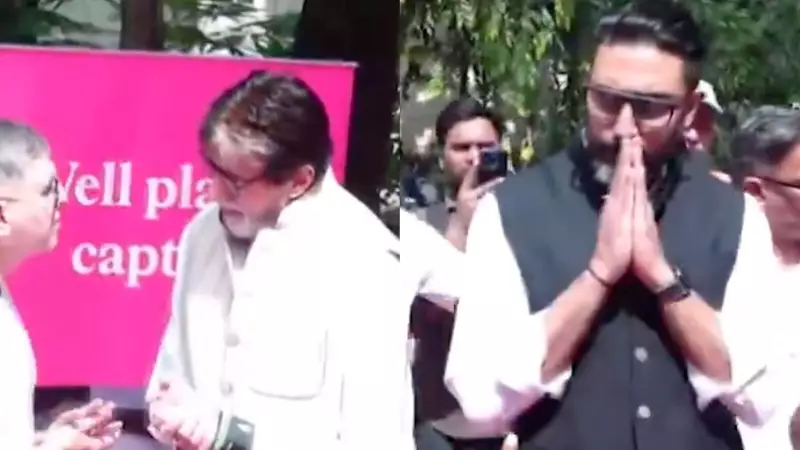 Bachchans Pay Emotional Tribute: Amitabh & Abhishek Honor Ad Guru Piyush Pandey at Mumbai Funeral