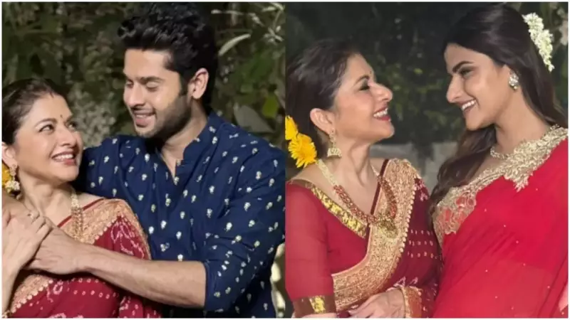 Bhagyashree's Heartwarming Diwali: Family Celebration with Kids Abhimanyu & Avantika Goes Viral!