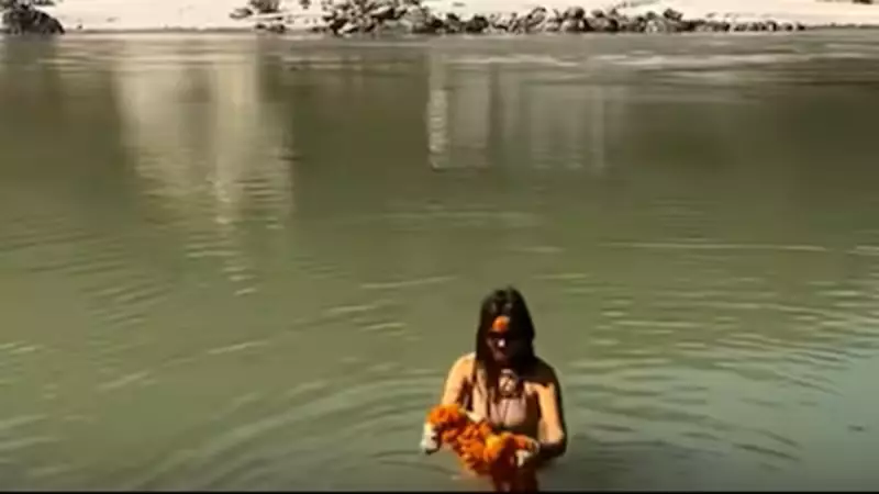 Bikini-Clad Woman's Holy Ganga Dip Sparks Massive Social Media Outrage | Viral Video Controversy