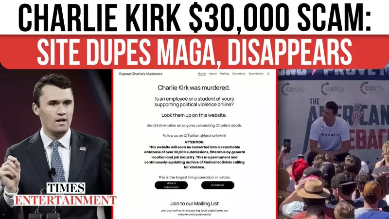 Charlie Kirk Supporters Lose $30,000 in Elaborate Crypto Donation Scam - Fake Website Dupes Conservative Followers
