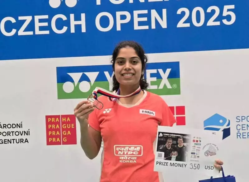 Chhattisgarh's Aakarshi Kashyap Wins Bronze at Czech Open Badminton 2024
