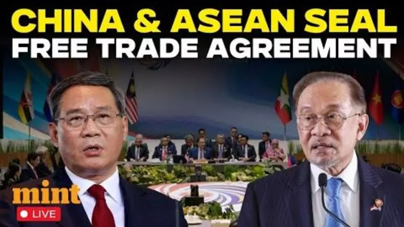 China & ASEAN Seal Major Trade Upgrade to Counter US Tariff Impact