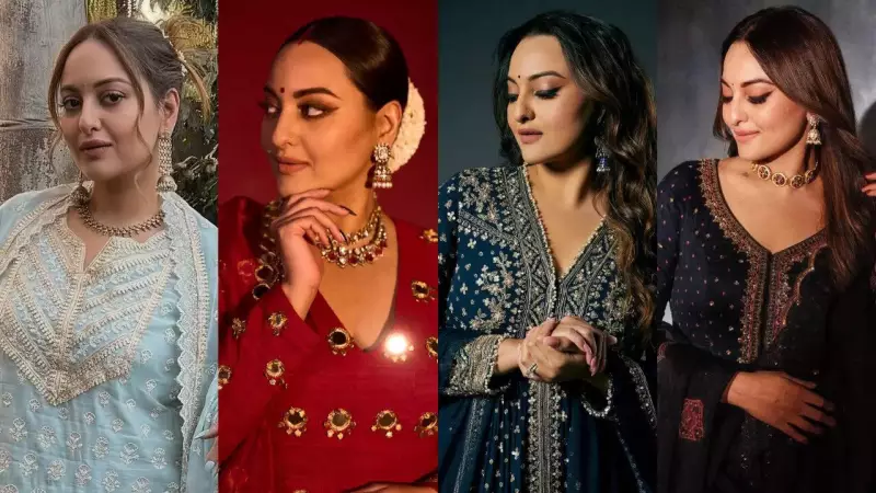 Diwali 2025 Fashion Inspiration: Sonakshi Sinha's Stunning Ethnic Looks You Need to Copy!