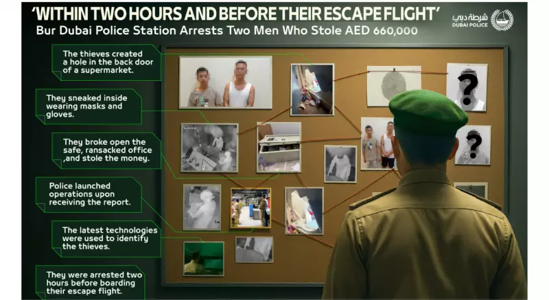 Dubai Police Nab Airport Thieves Minutes Before Takeoff, Recover Dh660,000 in Daring 2-Hour Operation