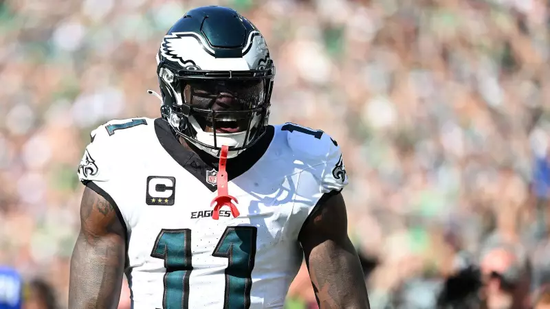 Eagles Sideline Star WR AJ Brown Against Giants in Critical NFC East Clash - Injury Update