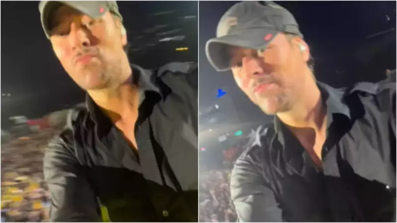 Enrique Iglesias' Heartwarming Reaction to Fan's Phone Toss Goes Viral - Watch Video!
