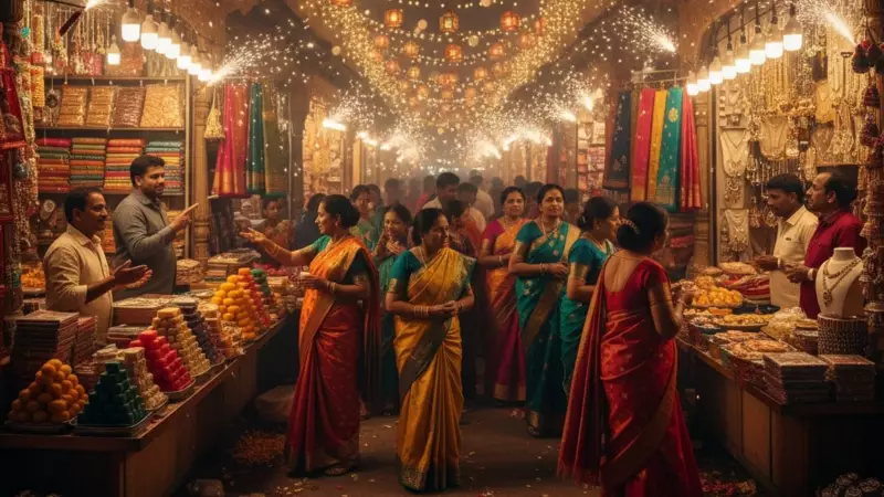 Festive Cheer Boosts Indian Economy: Consumer Spending Surges with GST Cuts