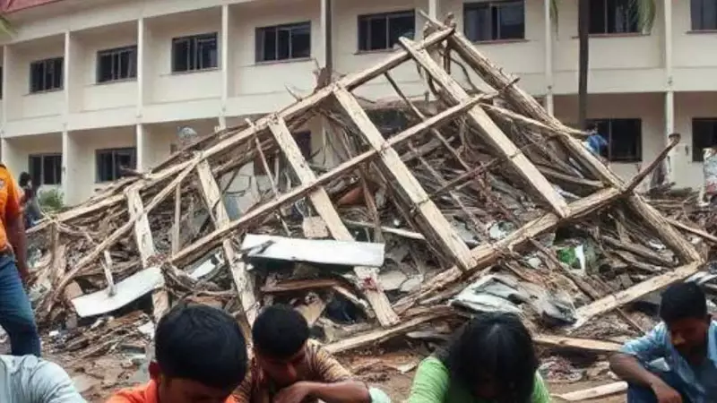 Gallery Collapse at Kerala College: 16 Students Injured in Alappuzha Incident