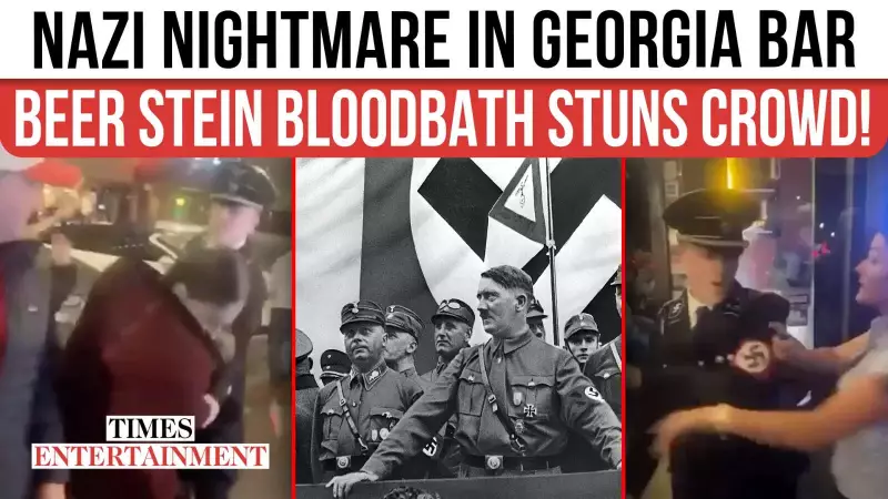 Georgia Bar Erupts in Chaos: Nazi Costume Attack Sparks Violence and Multiple Arrests | TOI Exclusive