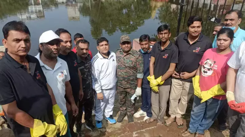 Hazaribag's Grand Clean-Up: Chhath Ghats Sparkle Ahead of Sacred Festival | TOI Original