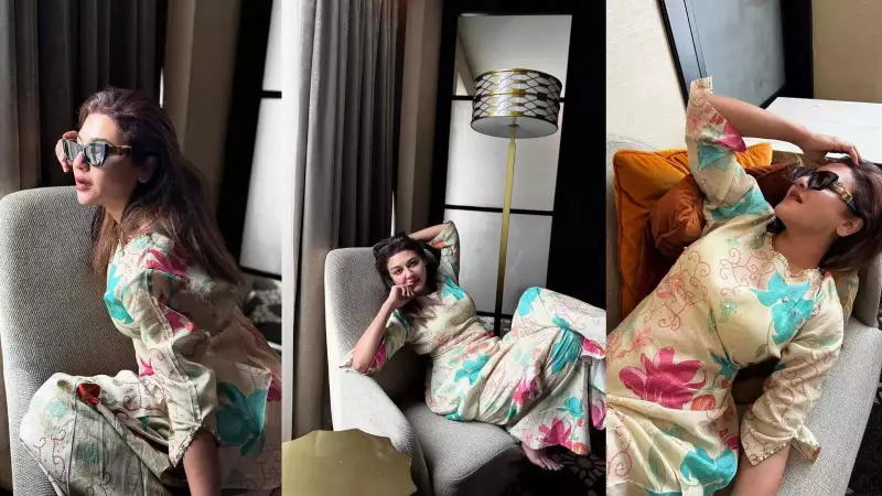 Jaya Ahsan Stuns in Floral Coord Set: Bangladeshi Star's Fashion Statement Goes Viral!