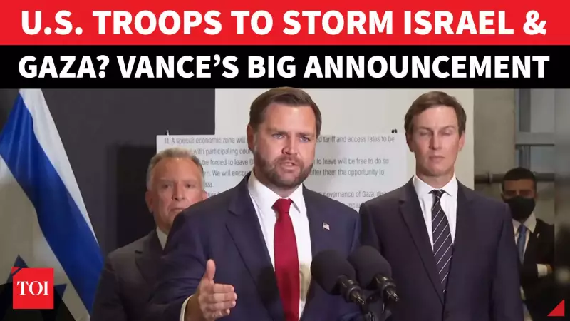 JD Vance Drops Bombshell: US Troops Could Directly Engage Hamas Fighters in Gaza | Exclusive Report