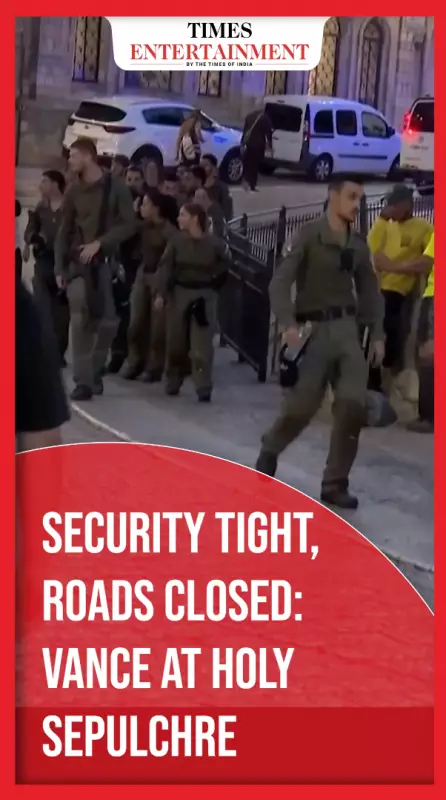 JD Vance's Wife Usha's High-Security Jerusalem Church Visit Sparks VIP Lockdown | Exclusive Details