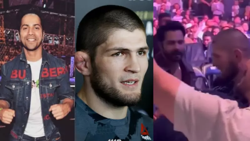 Khabib Nurmagomedov Snubs Varun Dhawan's Selfie Request at UFC 321 - Viral Fan Moment!