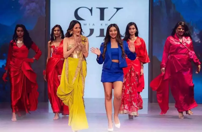 Kolkata's Samia Khan Makes History as Youngest Designer at India Beach Fashion Week with Blush Blooms